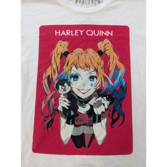 Harley Quinn T Shirt Unisex Size M Anime Graphic Print DC Comics Kawaii Cosplay - Picture 4 of 6